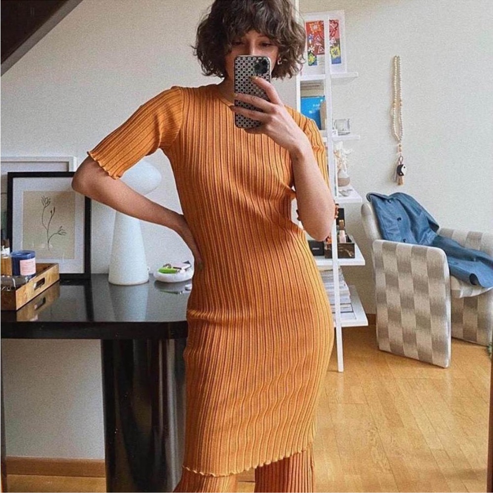 Simon Miller Rib Capo Dress in Seahorse